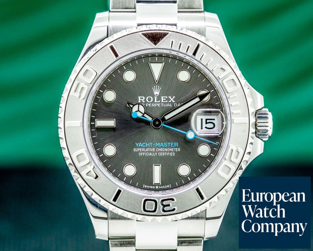 Image of Rolex Yacht Master SS Rhodium Dial / Platinum Bezel Mid Size 2021