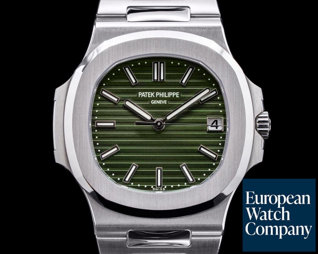 Image of Patek Philippe 5711 GREEN Olive Dial 5711/1A-014 UNWORN
