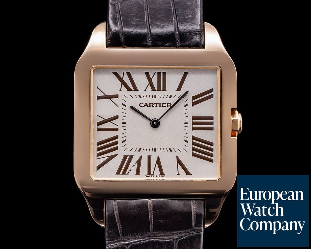 Image of Cartier Santos Dumont Rose Gold Manual Wind