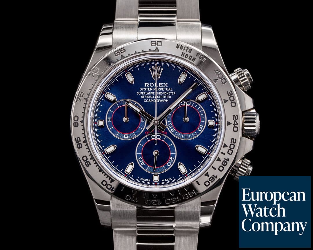Image of Rolex Daytona 116509 Blue Dial 18K White Gold 