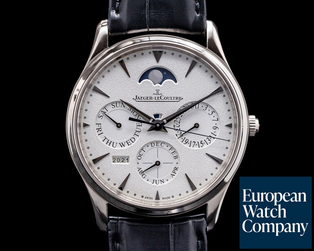 Image of Jaeger LeCoultre Master Ultra Thin Q1303520 Perpetual Calendar 18k White Gold