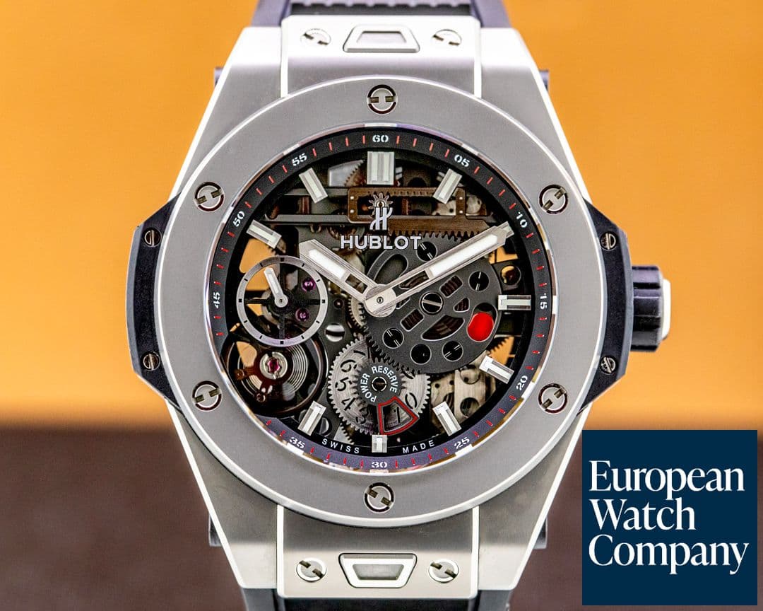 Image of Hublot Big Bang Meca-10 Titanium Skeleton Dial