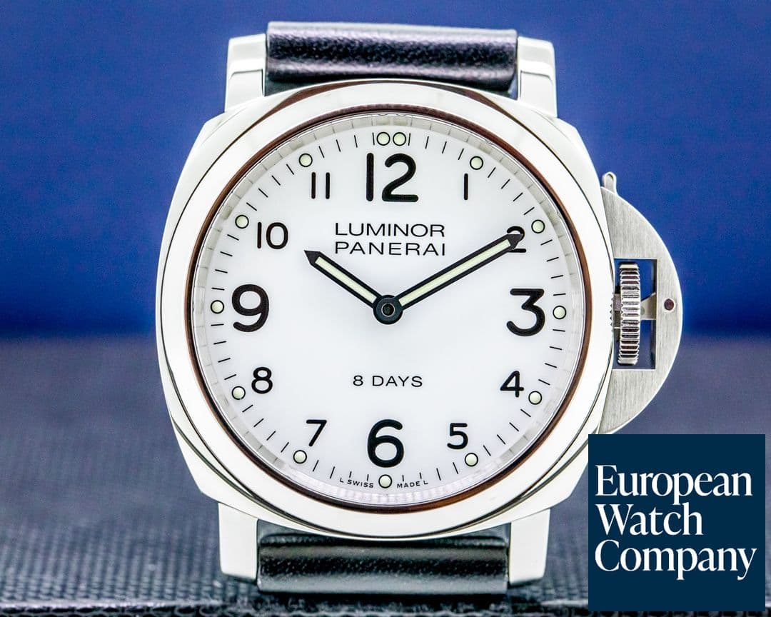 Image of Panerai Luminor Base SS White Dial 44MM 8 Days