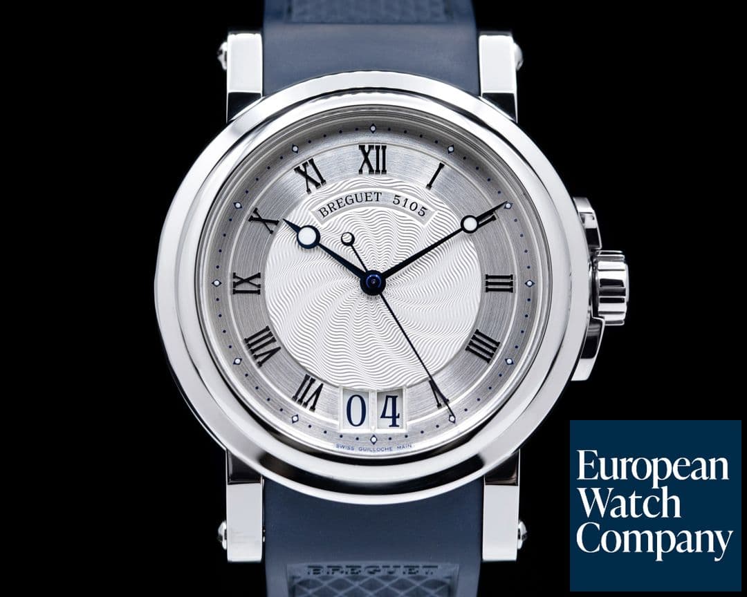 Image of Breguet Marine Big Date SS / Rubber