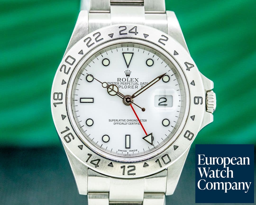 Image of Rolex Explorer II 16570 Black Dial 