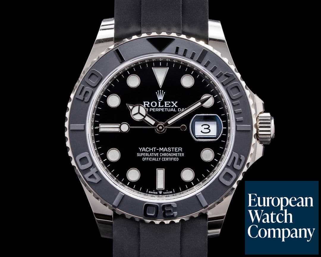 Image of Rolex Yacht Master 226659 18K White Gold / Rubber 42MM 2020