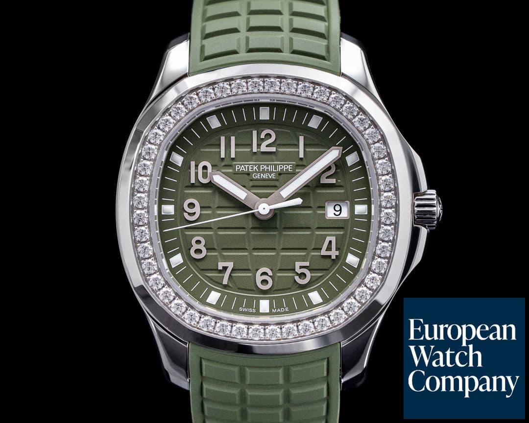 Image of Patek Philippe Aquanaut 5267 Luce Khaki Green Dial / Diamond Bezel UNWORN

