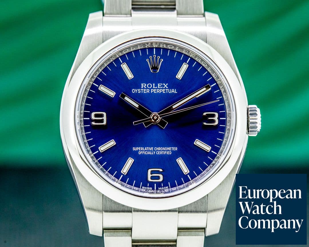 Image of Rolex Oyster Perpetual SS Blue Dial 