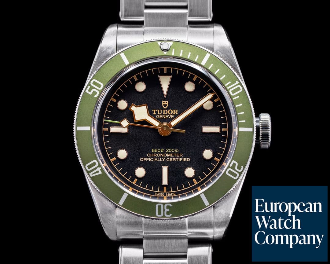 Image of Tudor Tudor Heritage 79230G Black Bay Harrods Green SS