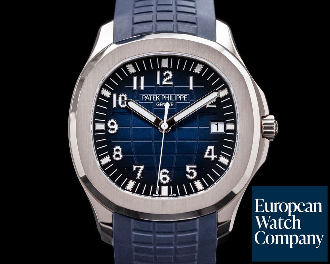 Image of Patek Philippe Aquanaut 5168G 18K White Gold / Blue Dial 2021