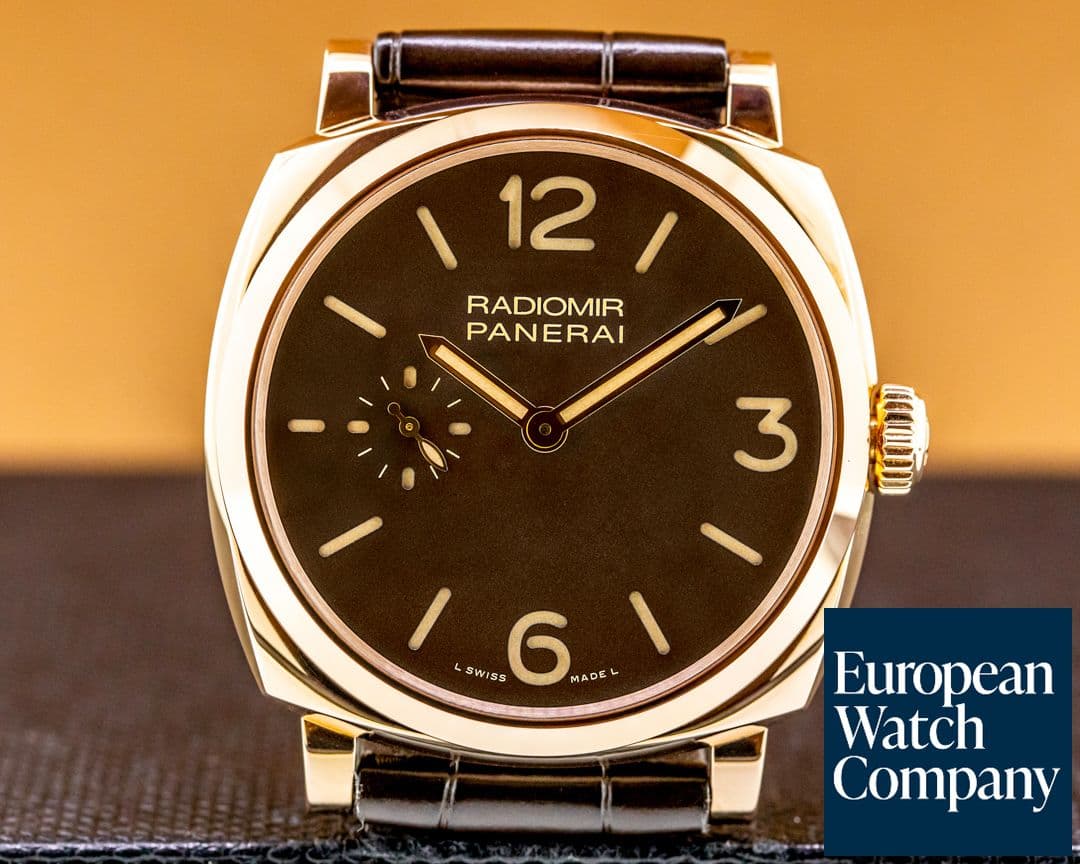 Image of Panerai Radiomir Rose Gold Manual Wind 42MM