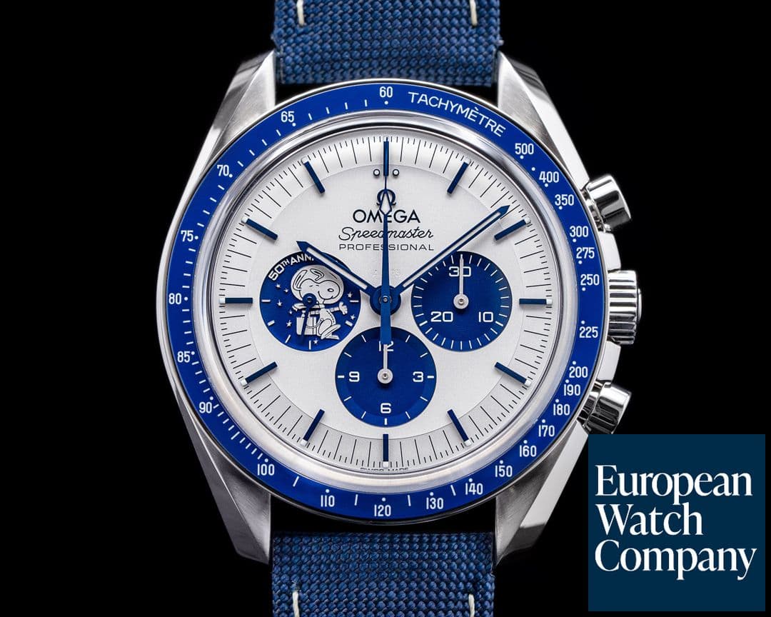 Image of Omega Speedmaster Silver Snoopy Award 50th Anniversary UNWORN