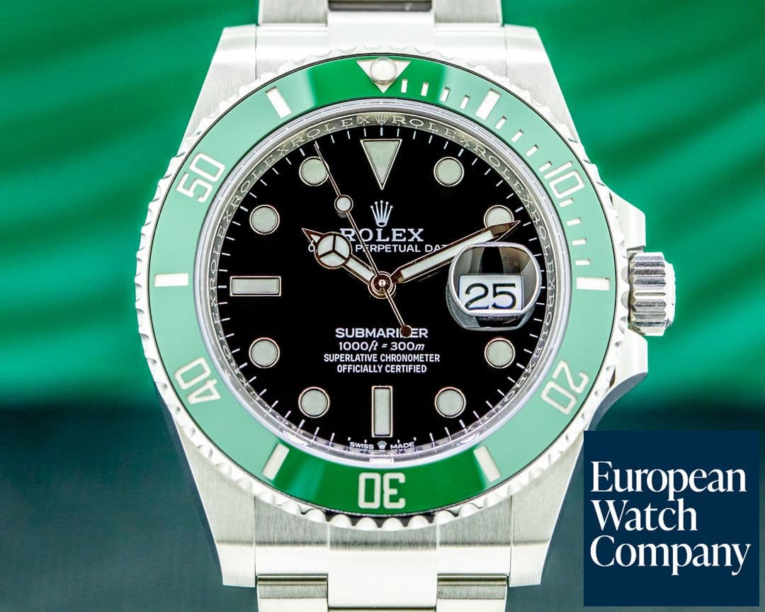 Image of Rolex Submariner Date 126610LV Kermit GREEN Ceramic Bezel 41MM