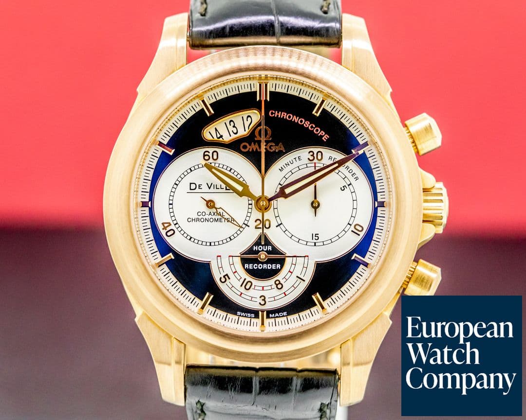 Image of Omega De Ville Co-Axial Chronoscope Rose Gold