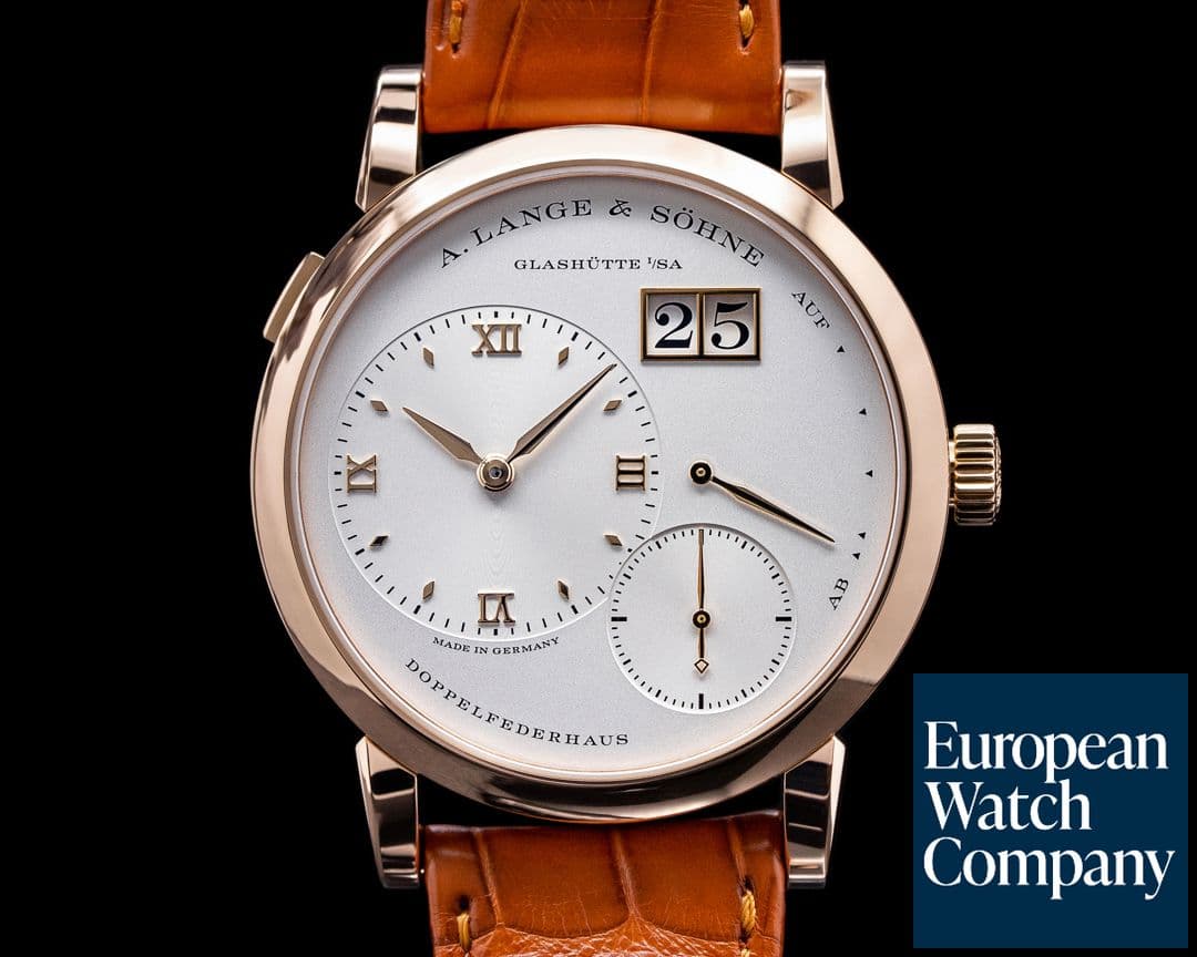 Image of A. Lange and Sohne Lange 1 18K Rose Gold / Deployant NEW MOVEMENT + Deployment