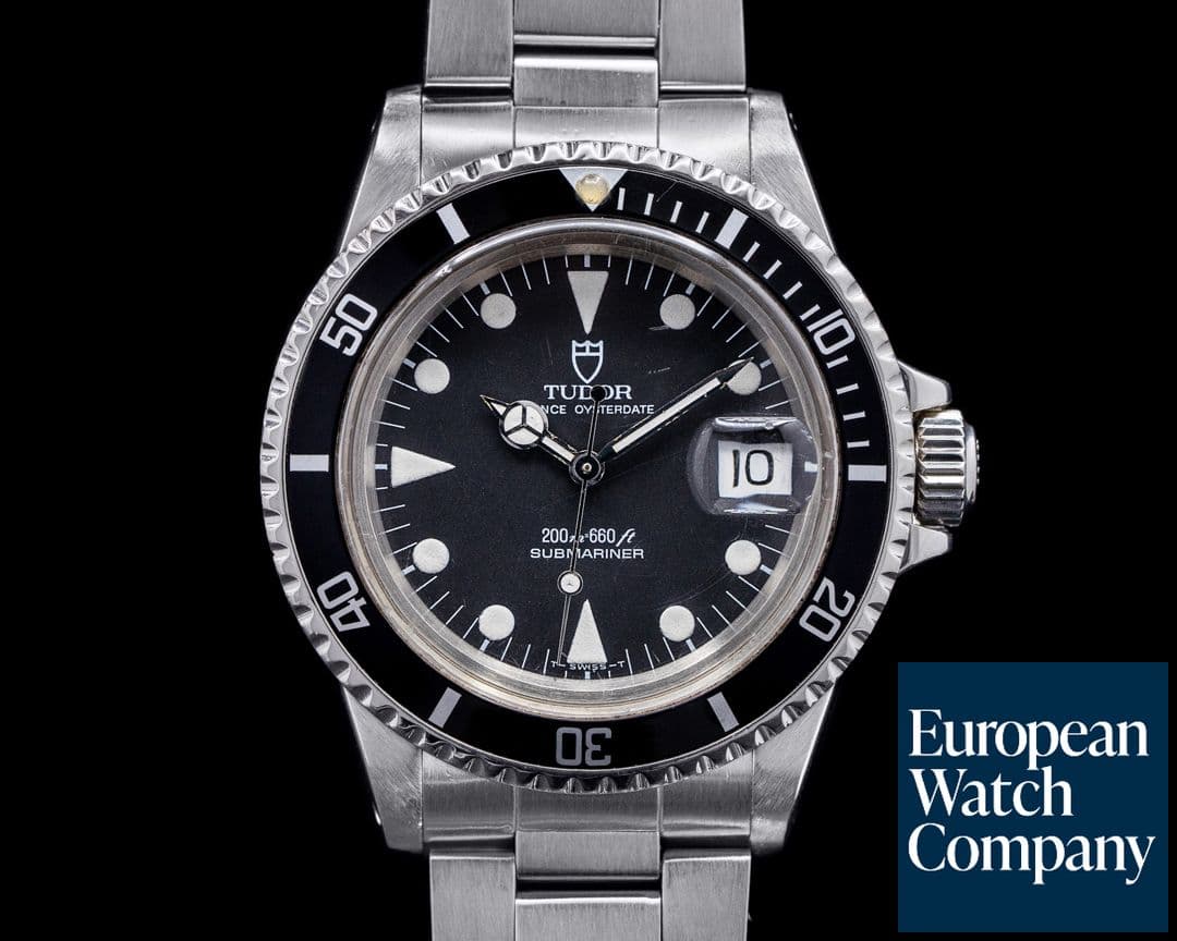 Image of Tudor Submariner 79090 Black Dial SS / Bracelet c. 1989