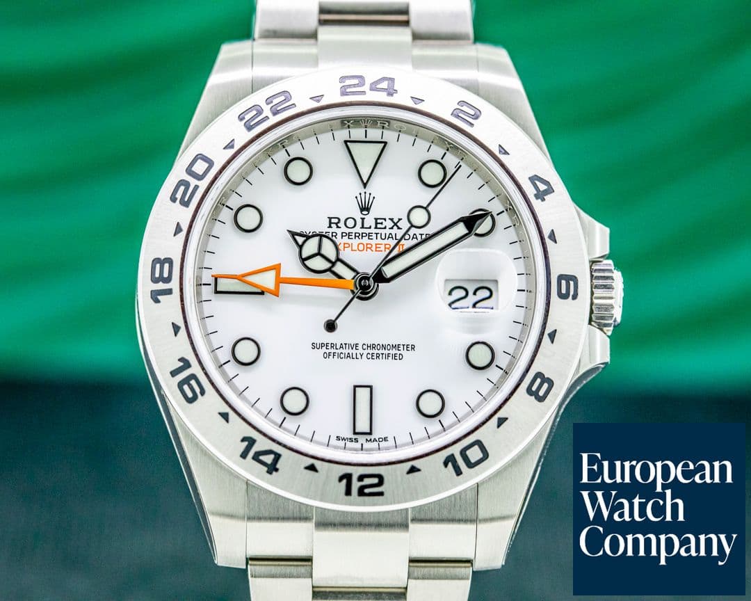 Image of Rolex Explorer II 216570 White Dial SS UNWORN STICKERED 2020