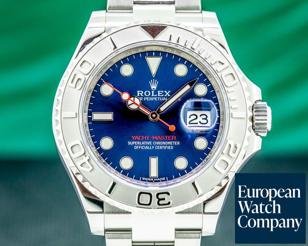 Image of Rolex Yacht Master 116622 SS Blue Dial / Platinum Bezel