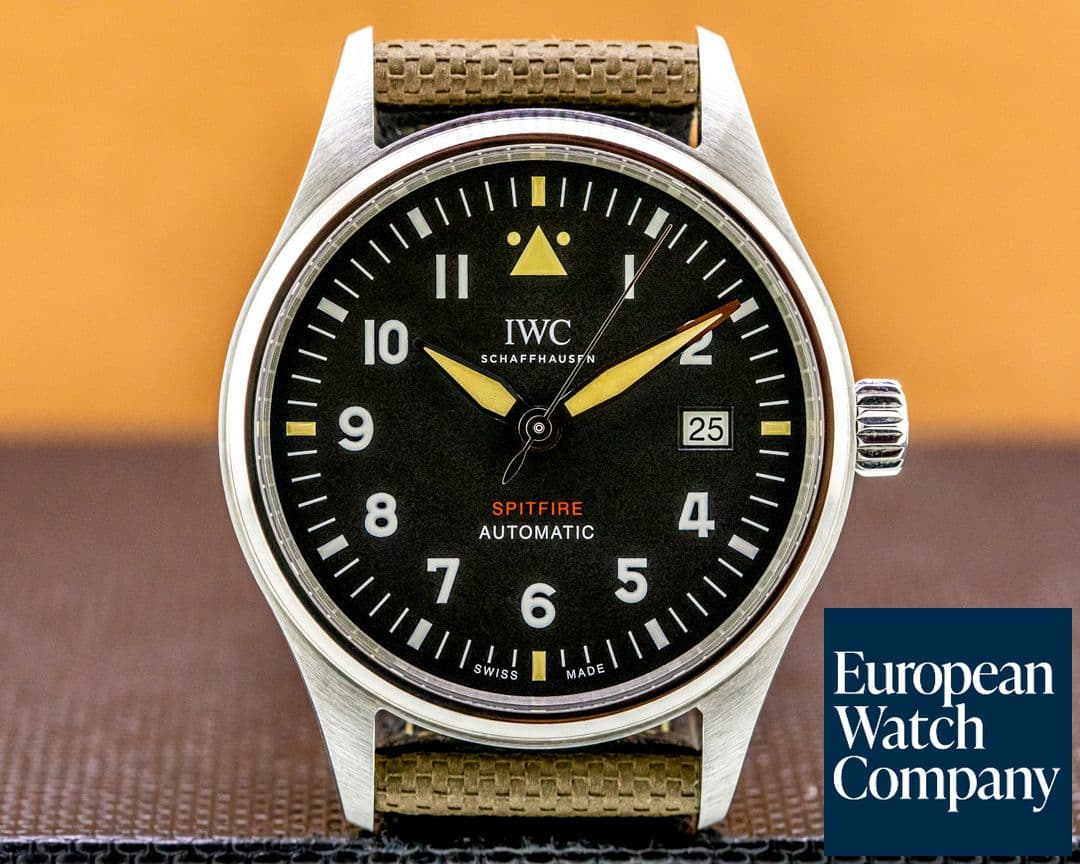 Image of IWC Pilot's Watch Automatic Spitfire SS/Textile Strap