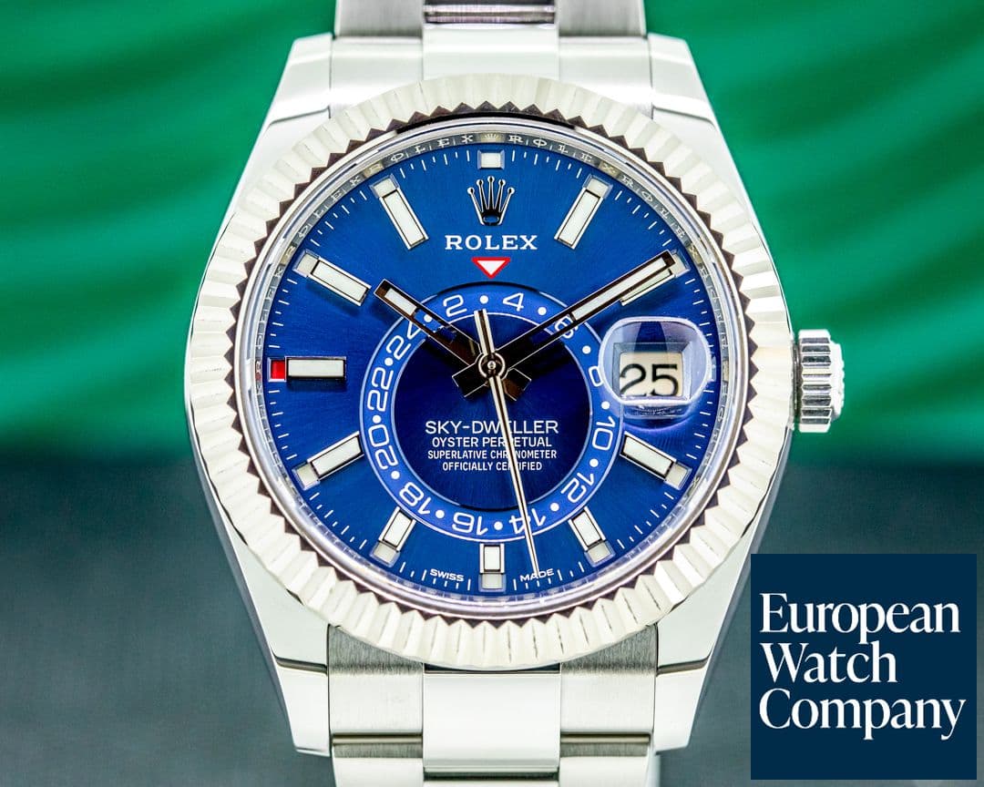 Image of Rolex Sky Dweller 326934 Steel Blue SS / Bracelet 2021