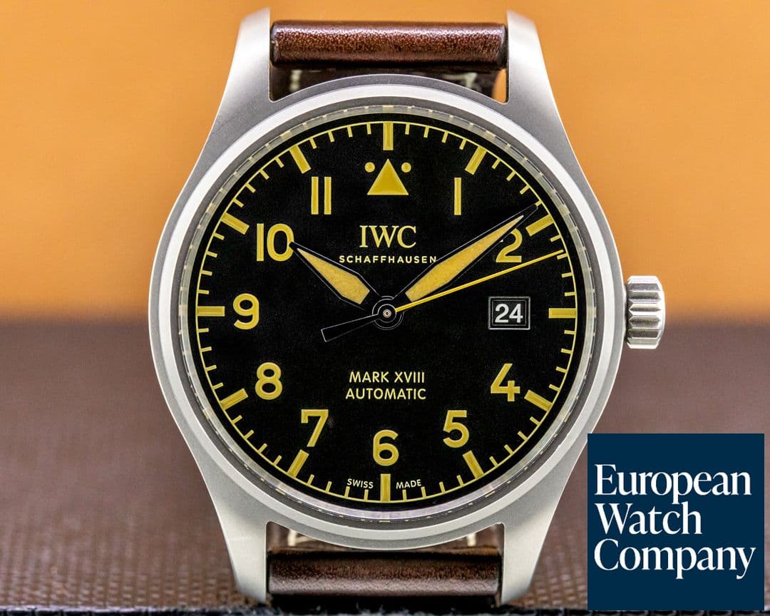 Image of IWC Mark XVIII Heritage Black Dial Titanium