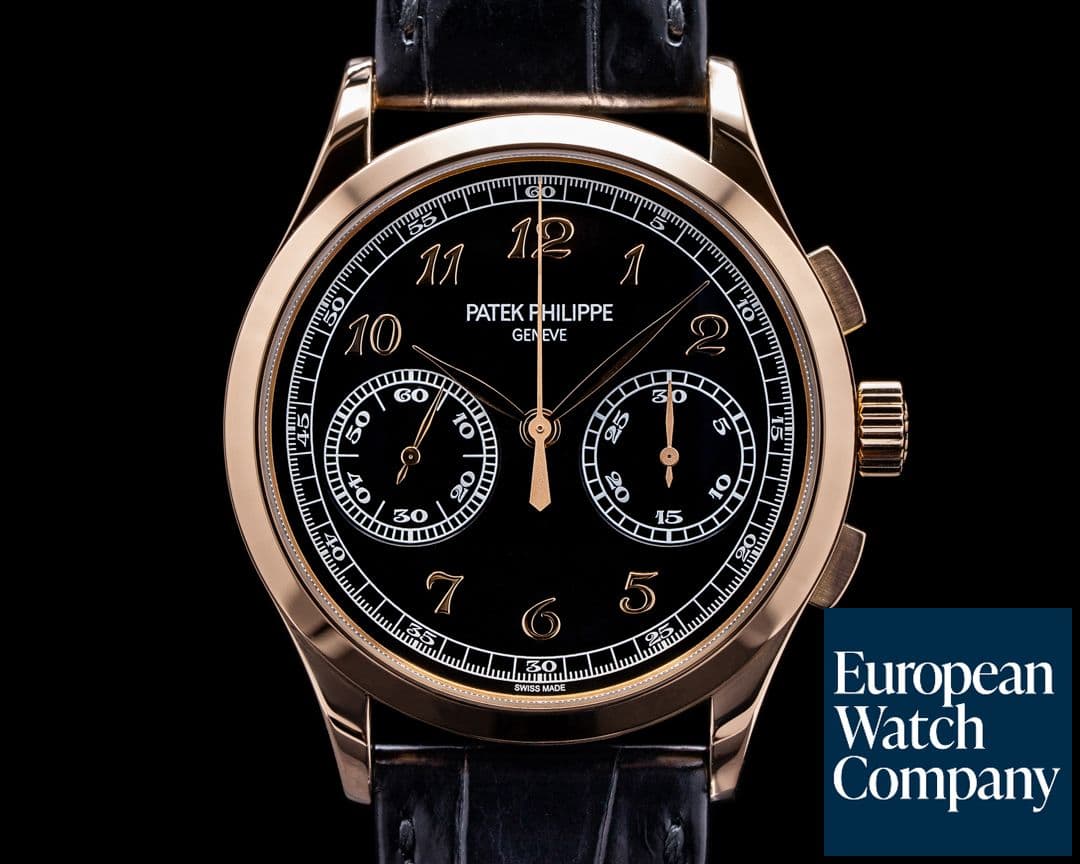 Image of Patek Philippe Chronograph 5170R 18K Rose Gold Black Dial 
