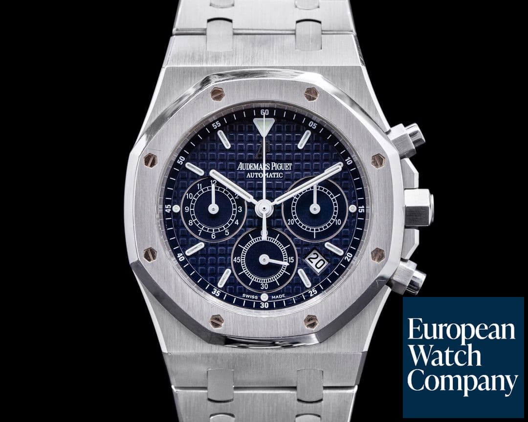 Image of Audemars Piguet Royal Oak 26300ST Chronograph SS Blue Dial 
