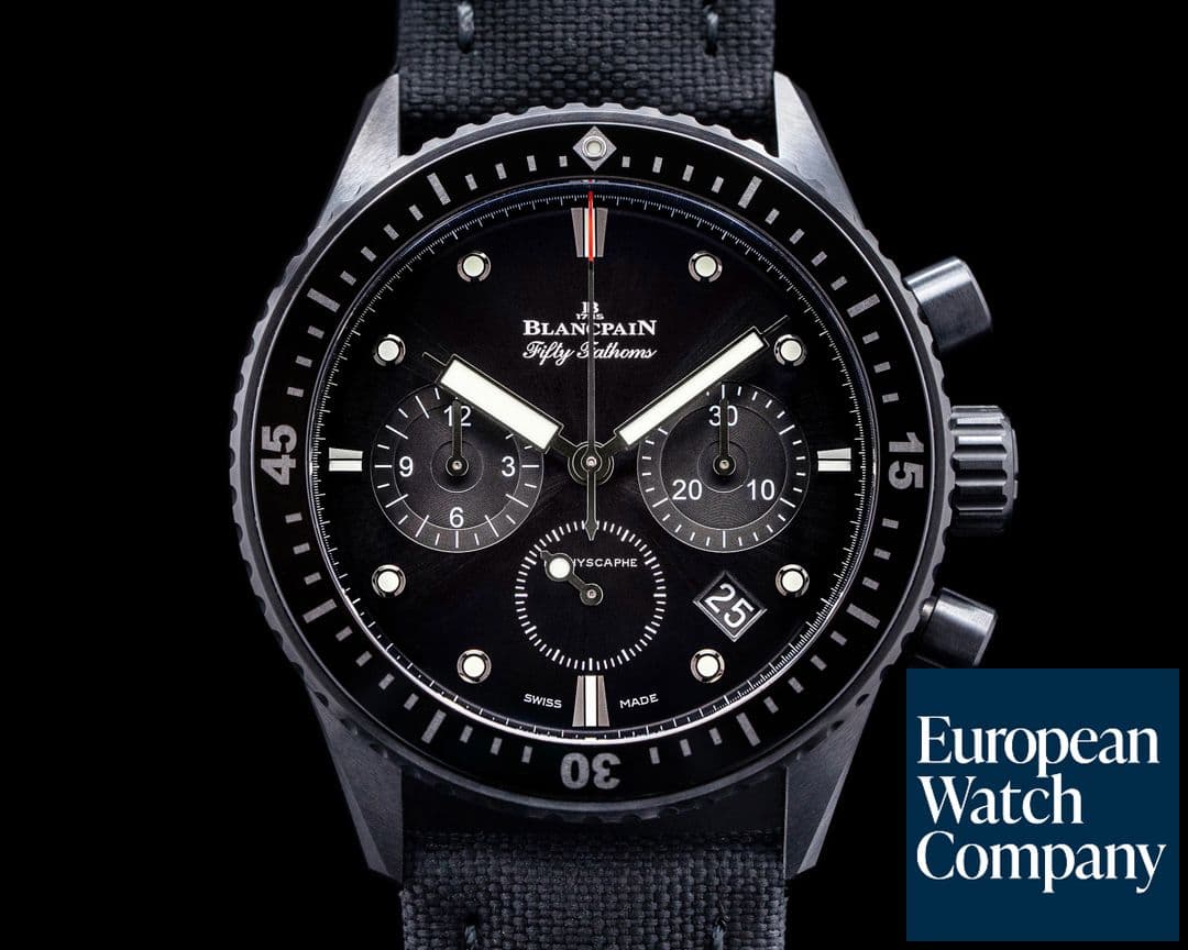 Image of Blancpain Fifty Fathoms Bathyscaphe Flyback Chronograph Ceramic 