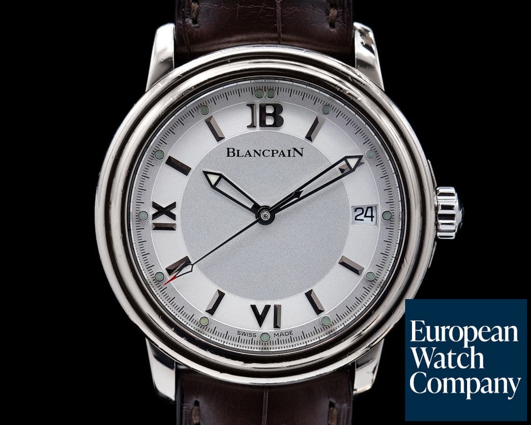Image of Blancpain Blancpain Leman White Gold Silver Dial