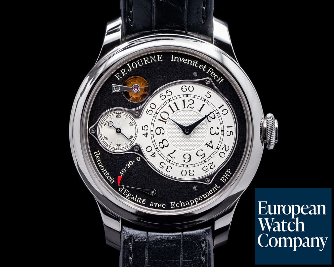 Image of F. P. Journe Chronometre Optimum Platinum / BLACK LABEL 42MM 