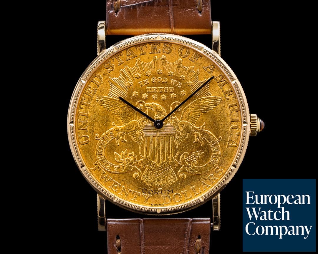 Image of Corum United States $20 Double Eagle Coin 1897 YG Automatic Winding 
