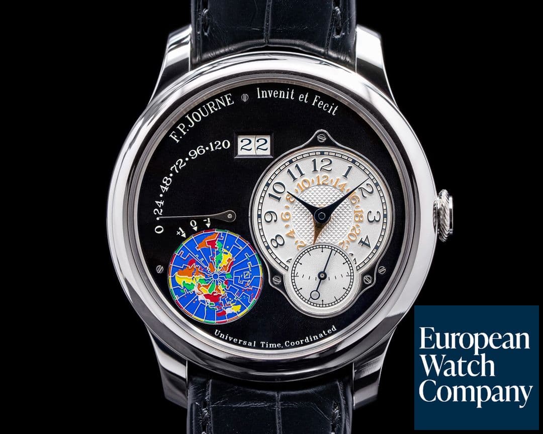 Image of F. P. Journe Octa UTC Platinum BLACK LABEL RARE 
