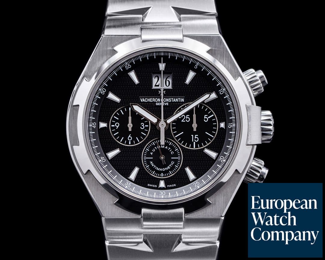 Image of Vacheron Constantin Overseas 49150/B01A Chronograph Black Dial SS 