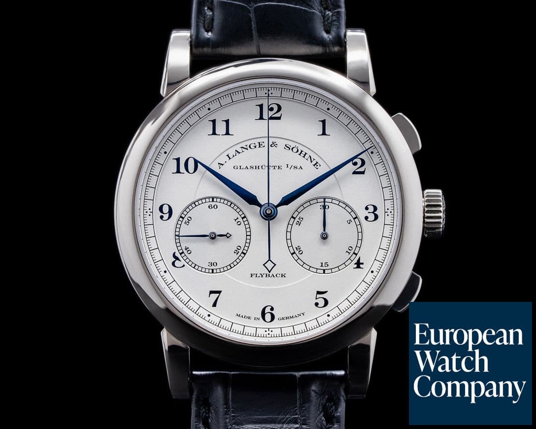 Image of A. Lange and Sohne 1815 Chronograph 402.026 18K White Gold 