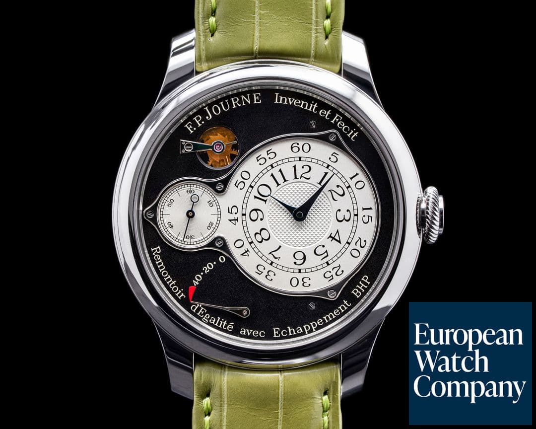 Image of F. P. Journe Chronometre Optimum Platinum / Deployant BLACK LABEL 42MM 2020