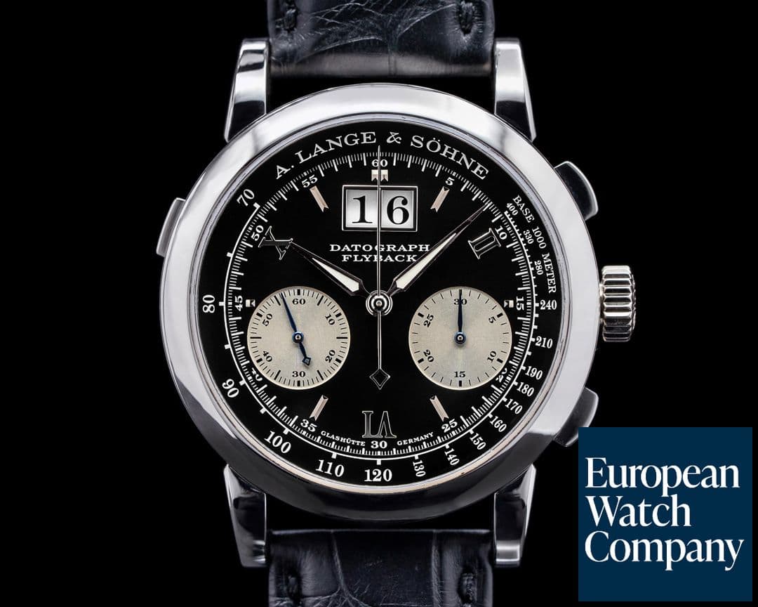 Image of A. Lange and Sohne Datograph Flyback Platinum / Deployant Buckle 