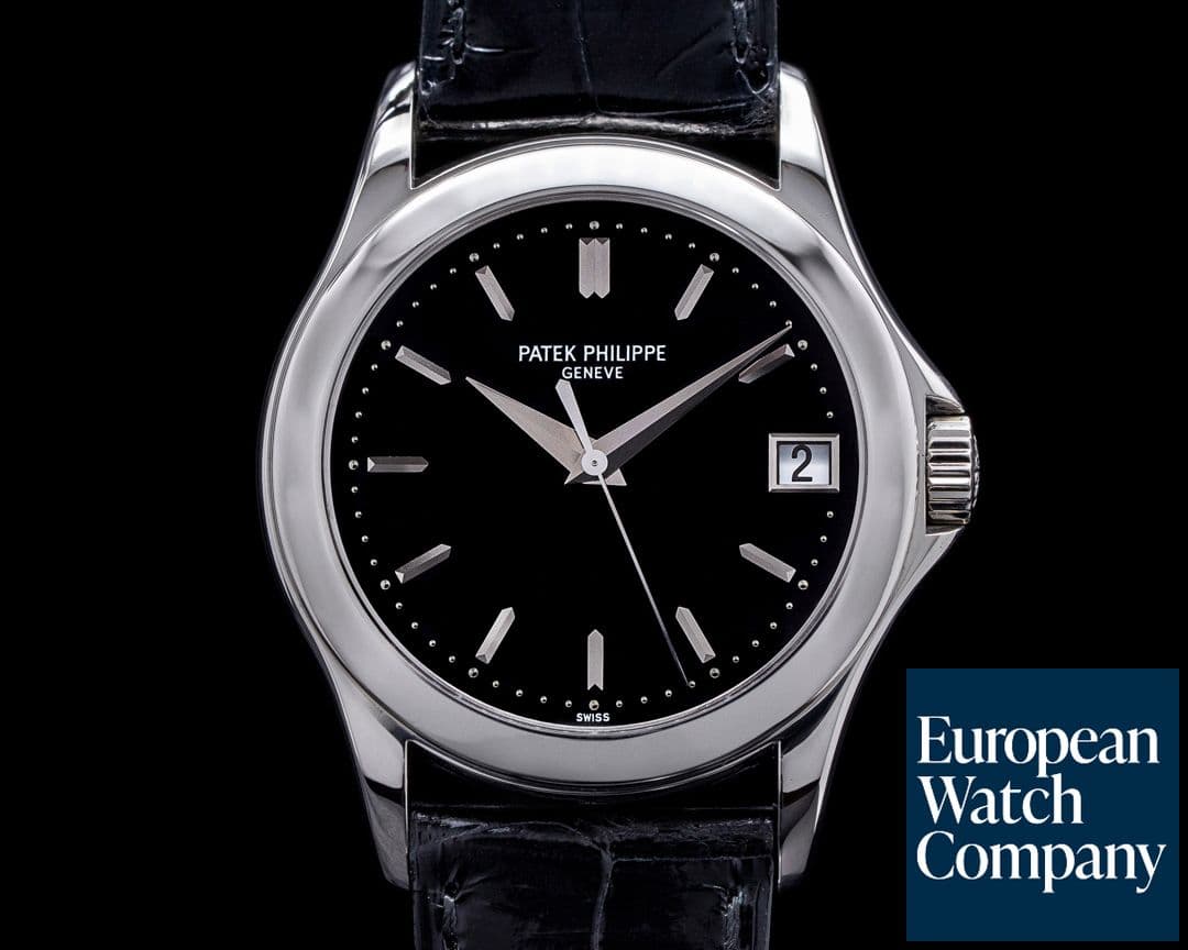 Image of Patek Philippe  Calatrava 5107P Automatic Platinum Black Dial RARE