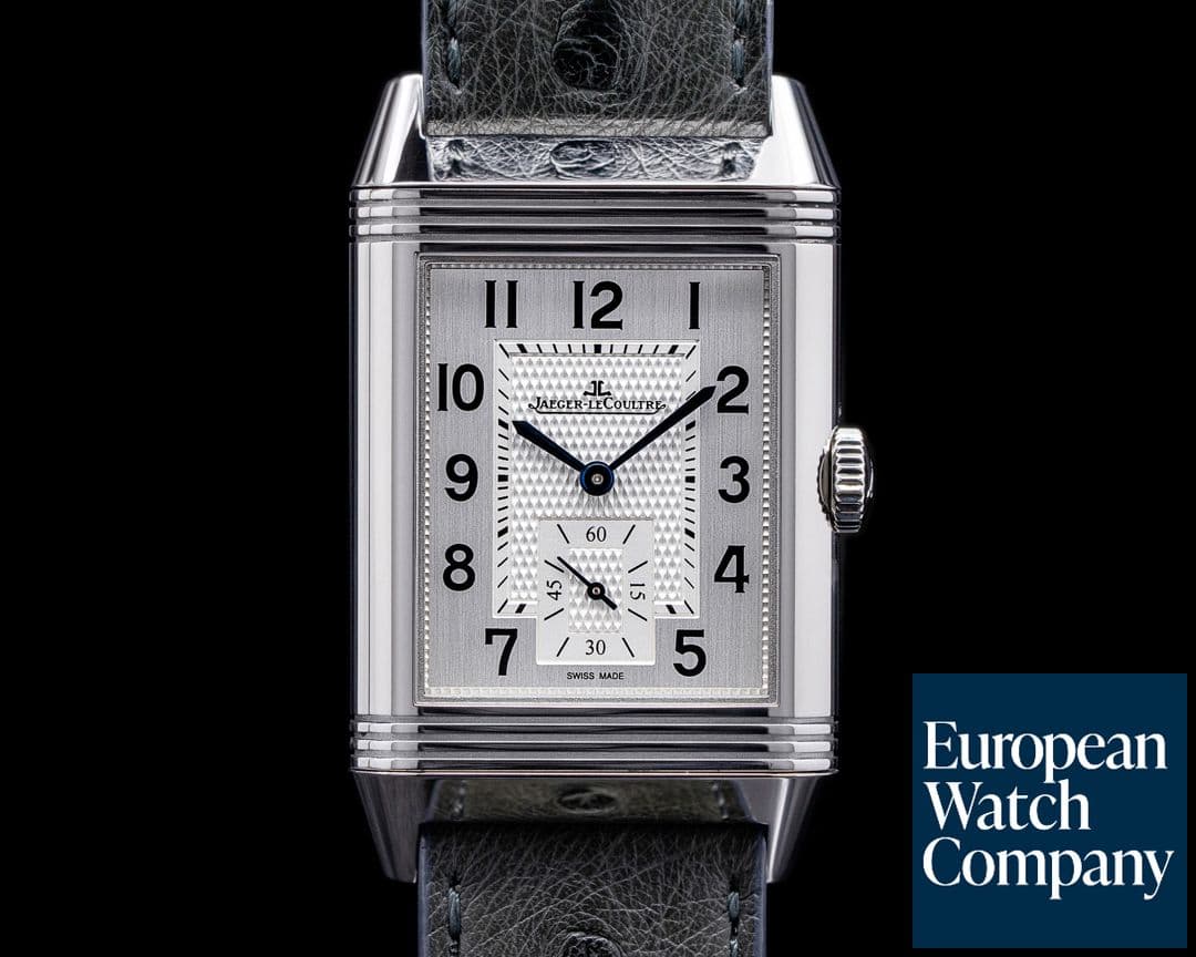Image of Jaeger LeCoultre Reverso Classic Large Duoface Green Marble Boutique Edition RARE
