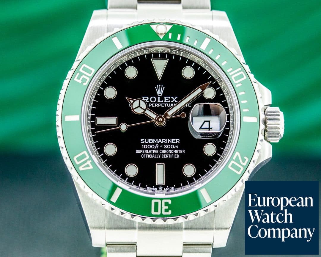 Image of Rolex Submariner Date 126610LV Kermit GREEN Ceramic Bezel 41MM