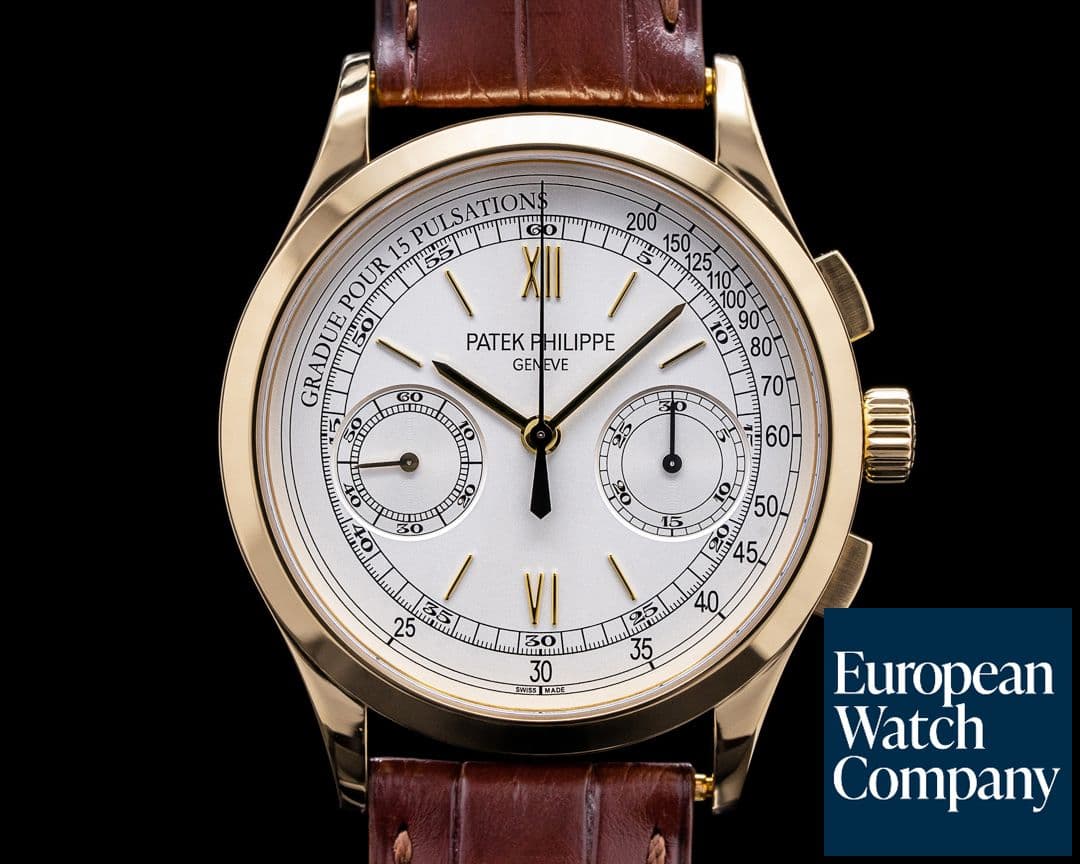 Image of Patek Philippe Chronograph 5170J 18K Yellow Gold Pulsation Dial 