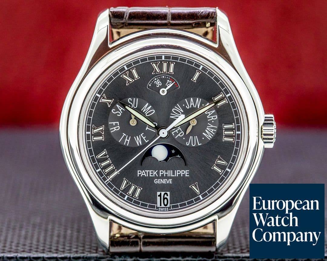 Image of Patek Philippe Annual Calendar Power Reserve Grey Dial Platinum 