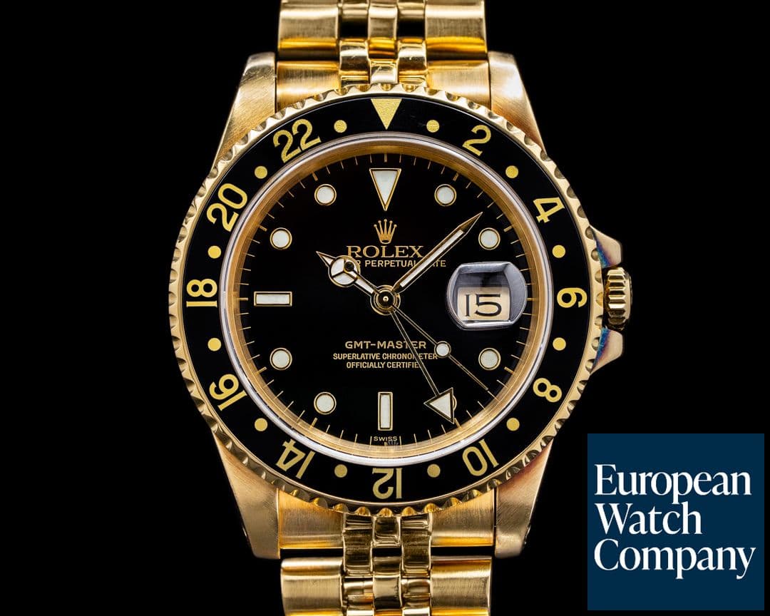 Image of Rolex GMT Master 16758 18K Yellow Gold / Bracelet