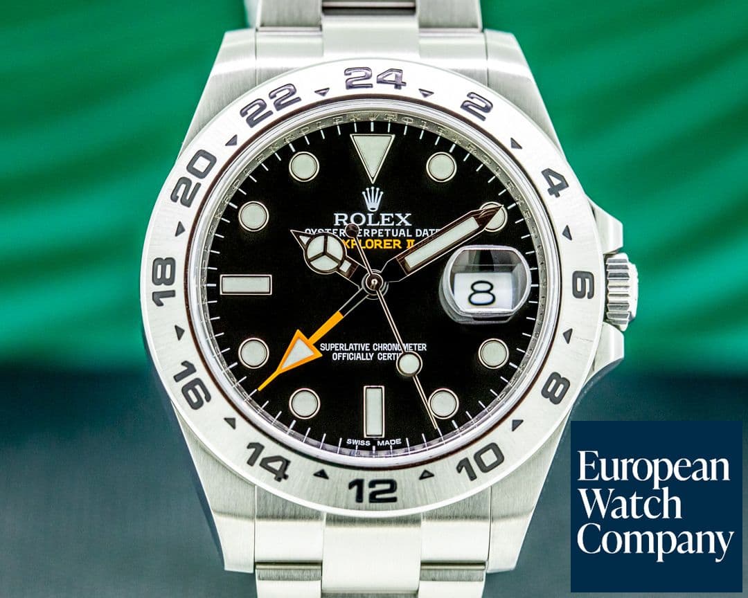 Image of Rolex Explorer II Black Dial SS