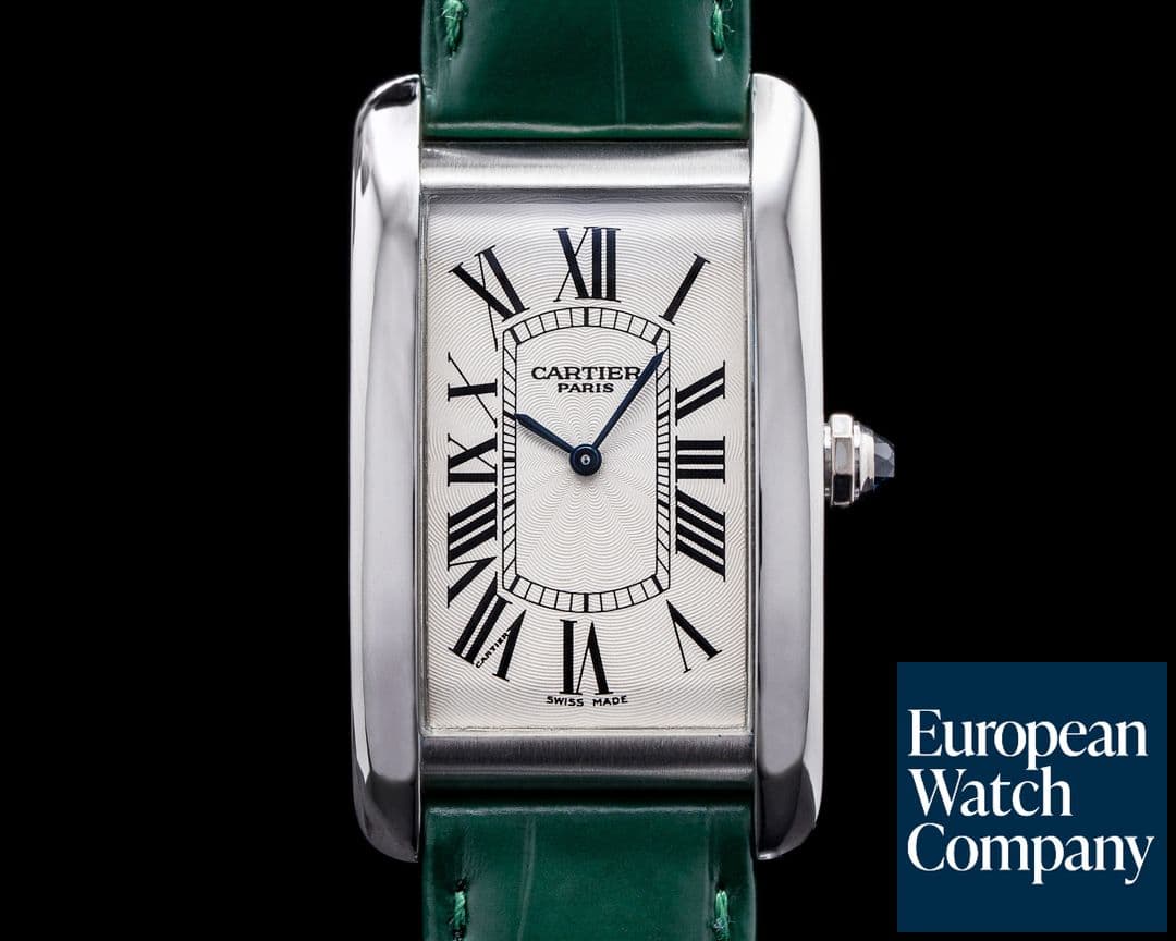Image of Cartier Collection Privee Tank Americaine Mecanique CPCP Platinum LIMITED