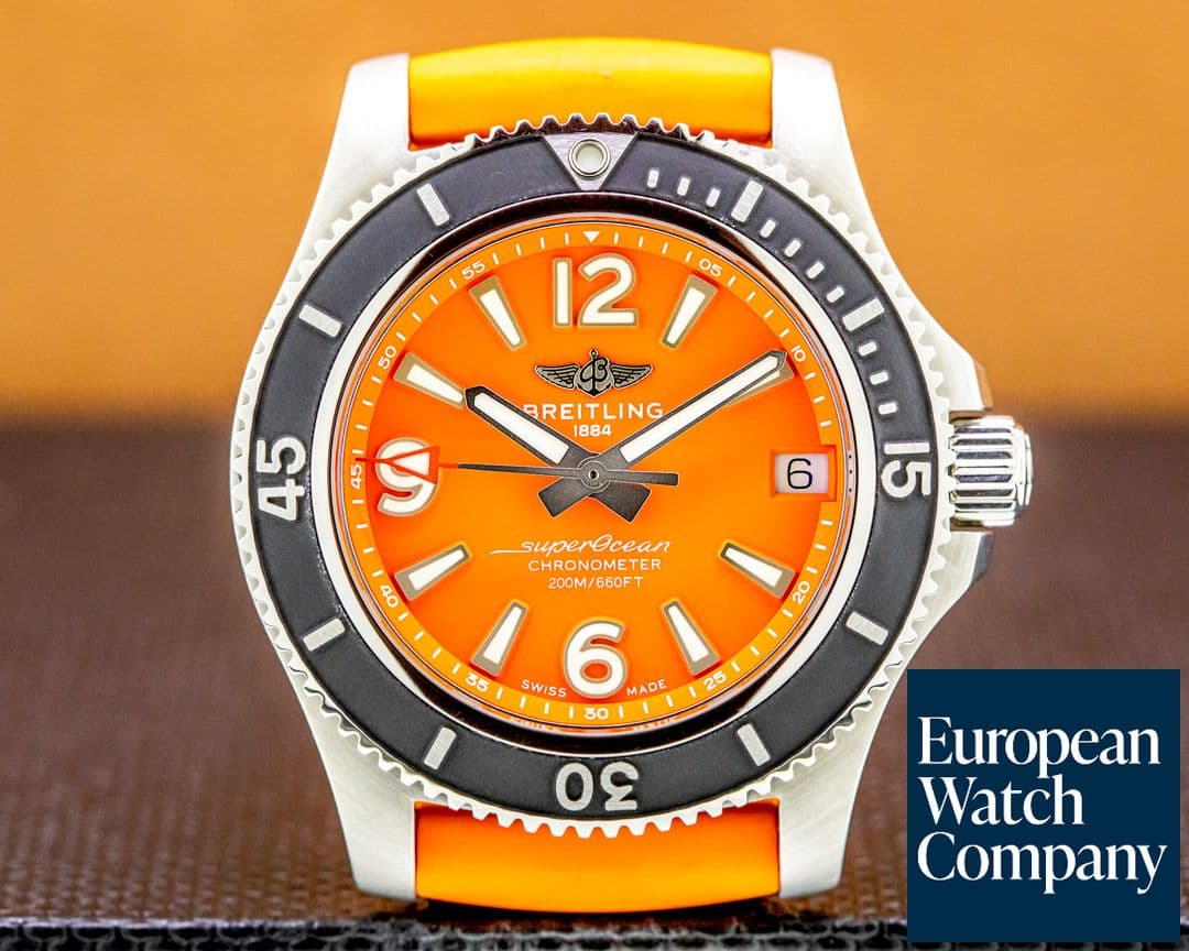 Image of Breitling SuperOcean 36 SS / Orange  