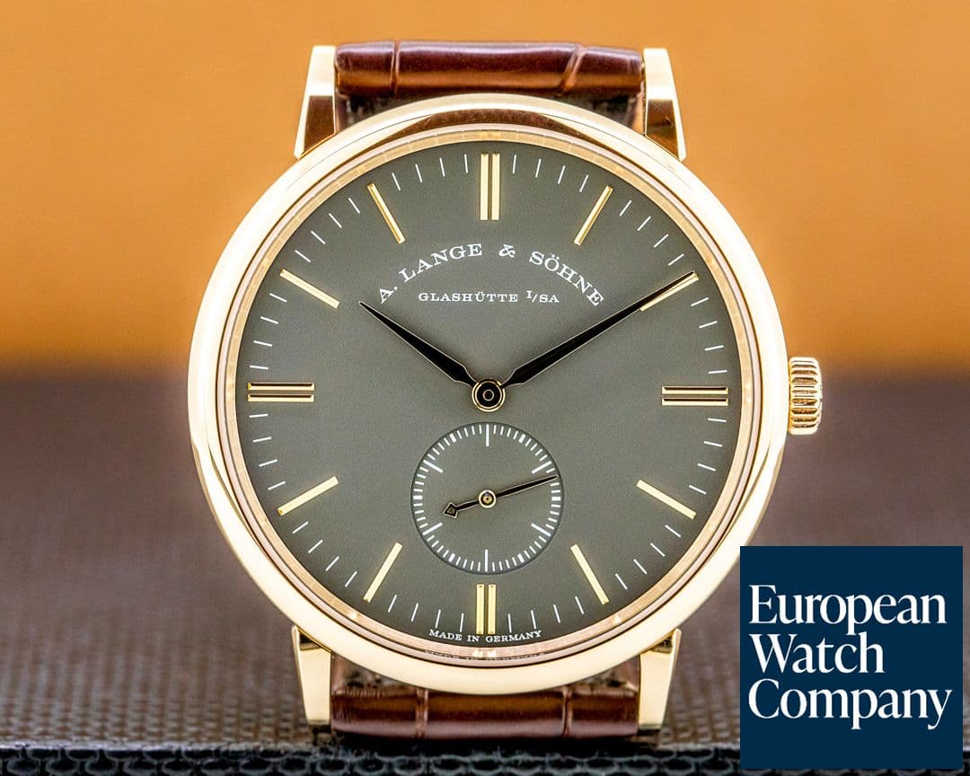 Image of A. Lange and Sohne Saxonia Manual Wind 18K Rose / Grey Dial BOUTIQUE ONLY UNWORN