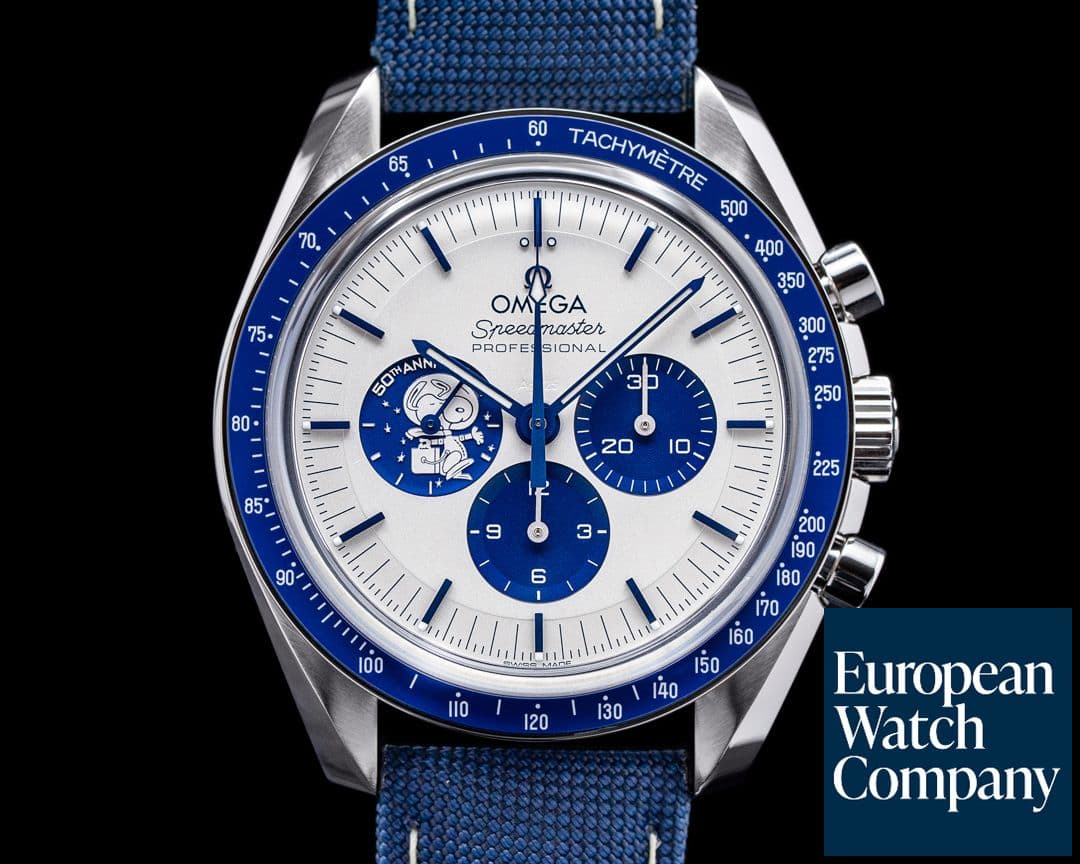 Image of Omega Speedmaster Silver Snoopy Award 50th Anniversary UNWORN