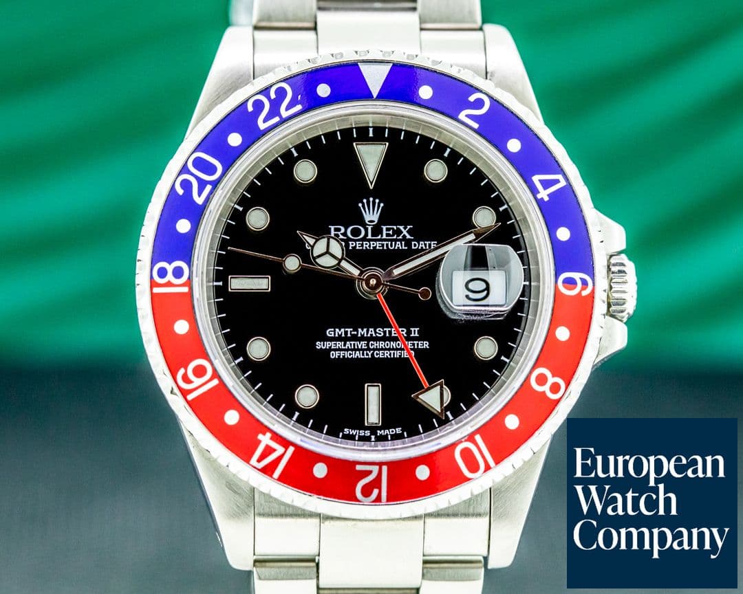 Image of Rolex GMT Master II SS Red / Blue Pepsi Bezel 