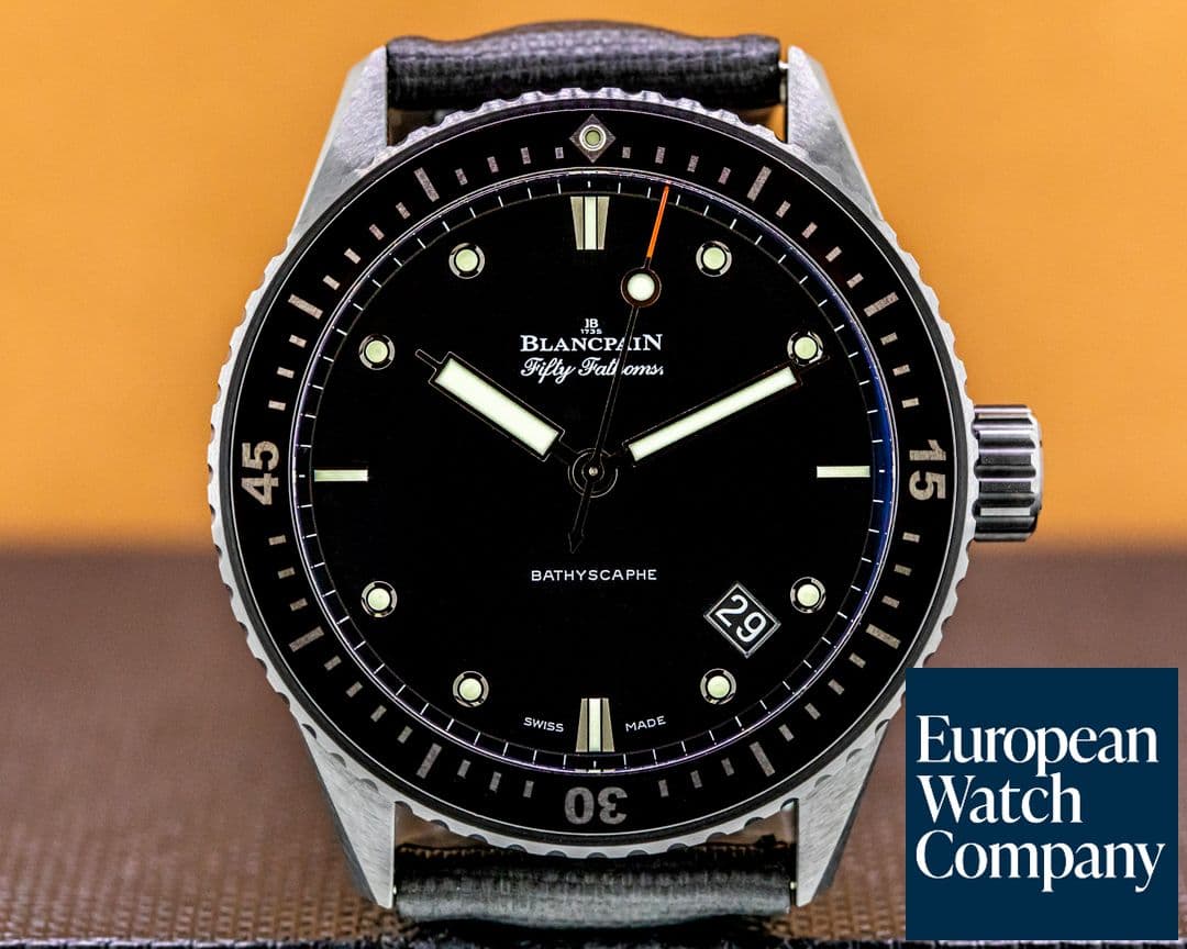 Image of Blancpain Fifty Fathoms Bathyscaphe Ceramic