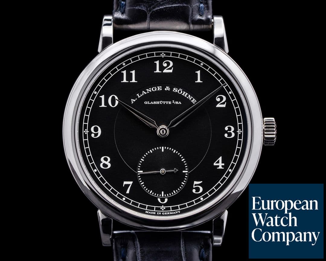 Image of A. Lange and Sohne 200th Anniversary F.A Lange 236.049 1815 Platinum Black Dial RARE